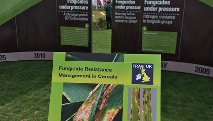 Fungicide Resistance Action Group (FRAG) guidelines pictured at the Cereals 2017 event